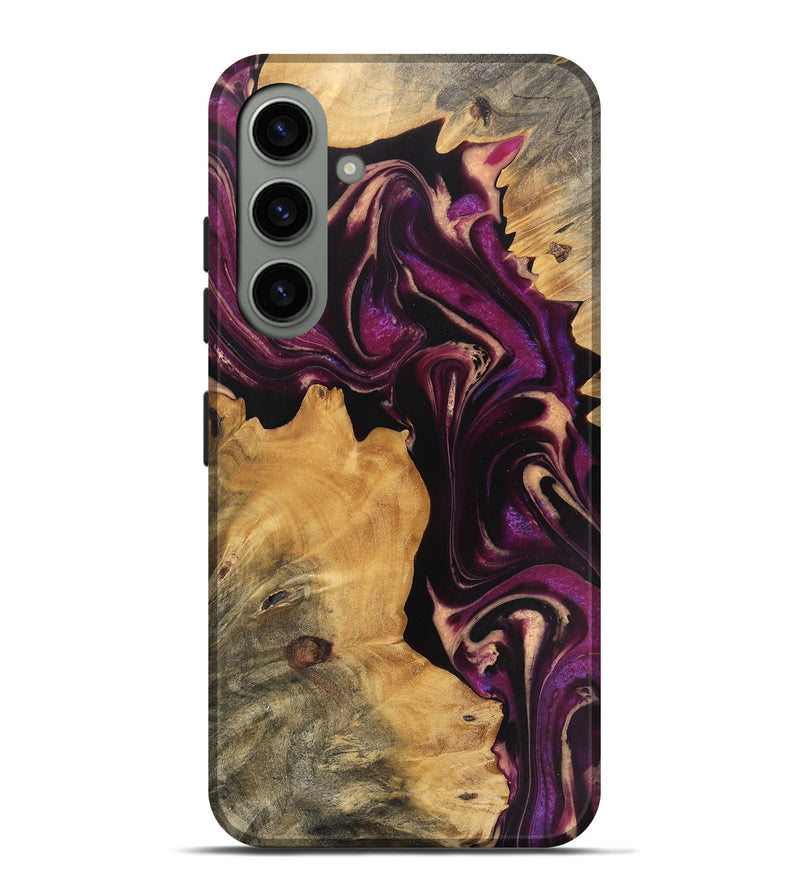 Galaxy S24 Plus Wood Live Edge Phone Case - Austyn (Purple, 745691)