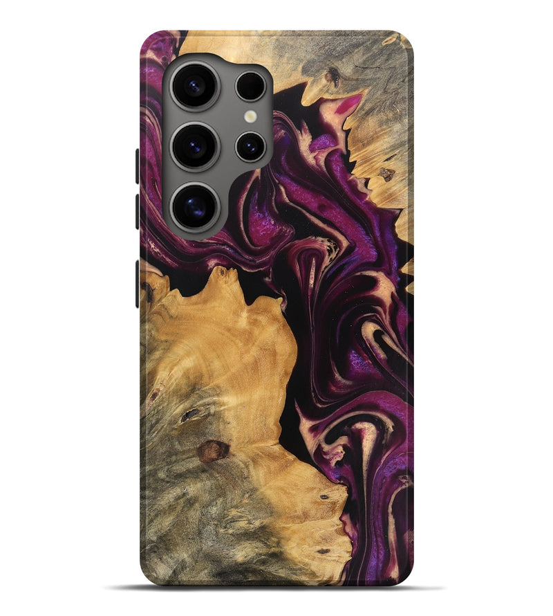 Galaxy S25 Ultra Wood Live Edge Phone Case - Austyn (Purple, 745691)