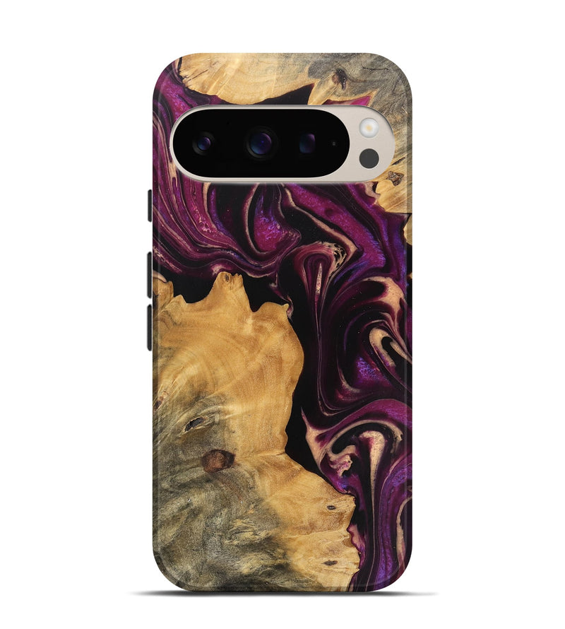 Pixel 9 Wood Live Edge Phone Case - Austyn (Purple, 745691)