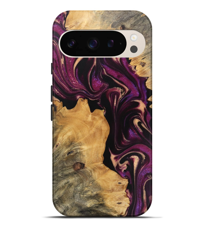 Pixel 9 Pro XL Wood Live Edge Phone Case - Austyn (Purple, 745691)