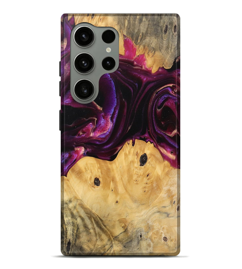 Galaxy S24 Ultra Wood Live Edge Phone Case - Wilber (Purple, 745692)