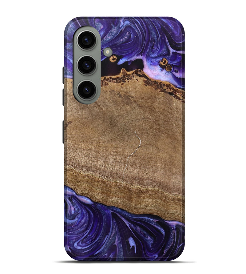 Galaxy S24 Plus Wood Live Edge Phone Case - Lacie (Purple, 745693)