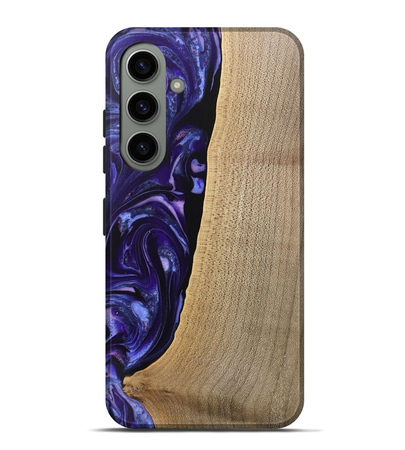 Galaxy S24 Plus Wood Live Edge Phone Case - Sasha (Purple, 745694)