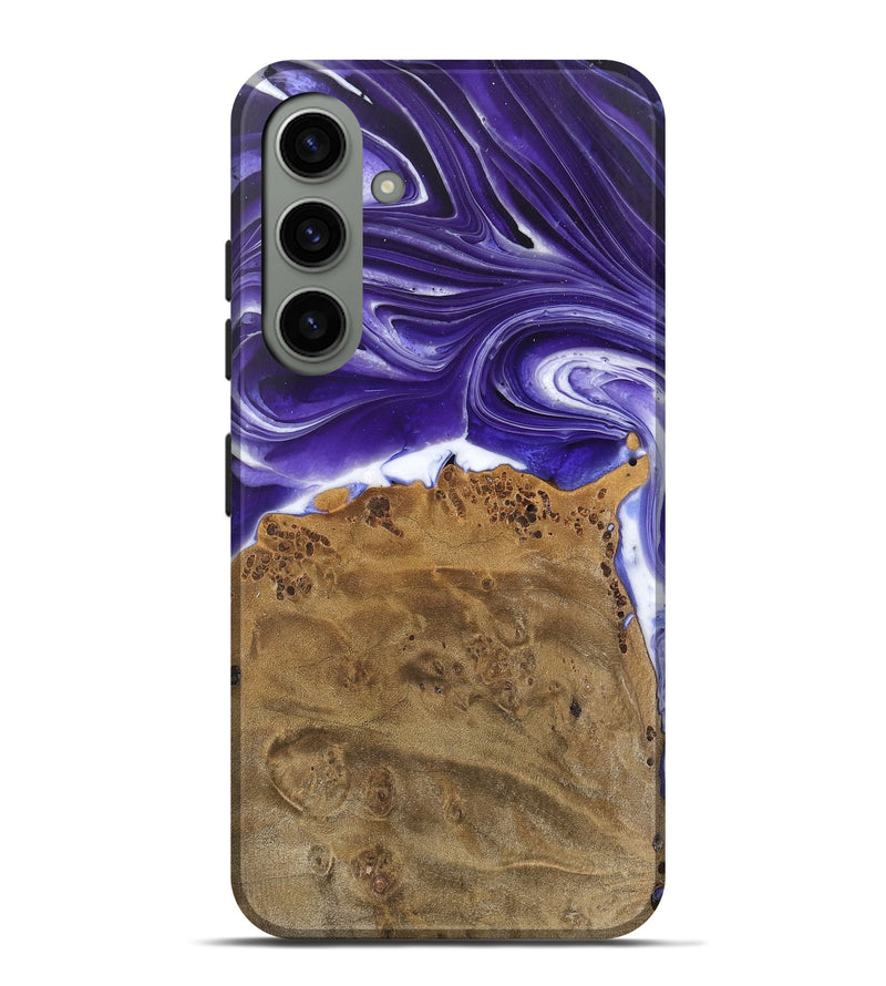 Galaxy S24 Plus Wood Live Edge Phone Case - Estella (Purple, 745695)