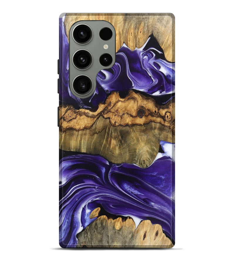 Galaxy S23 Ultra Wood Live Edge Phone Case - Ernest (Purple, 745696)