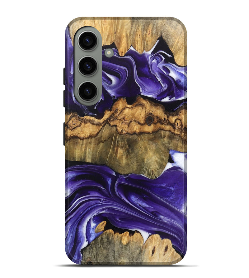 Galaxy S24 Plus Wood Live Edge Phone Case - Ernest (Purple, 745696)