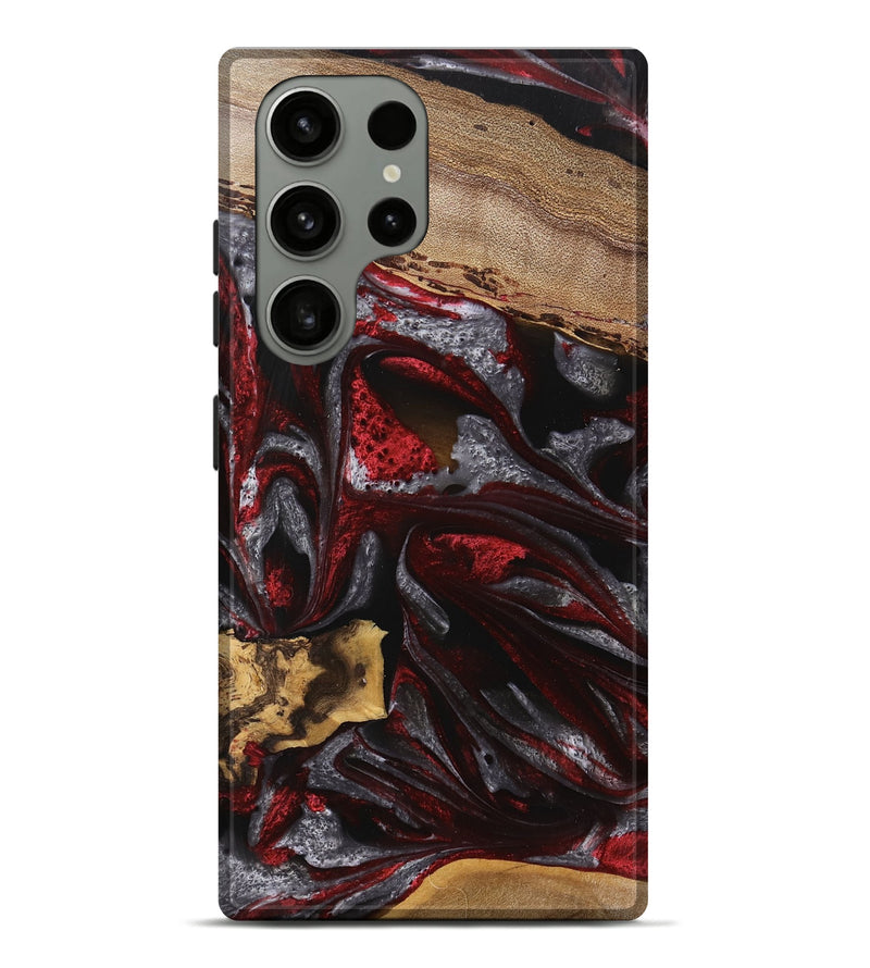 Galaxy S23 Ultra Wood Live Edge Phone Case - Nakita (Red, 745700)