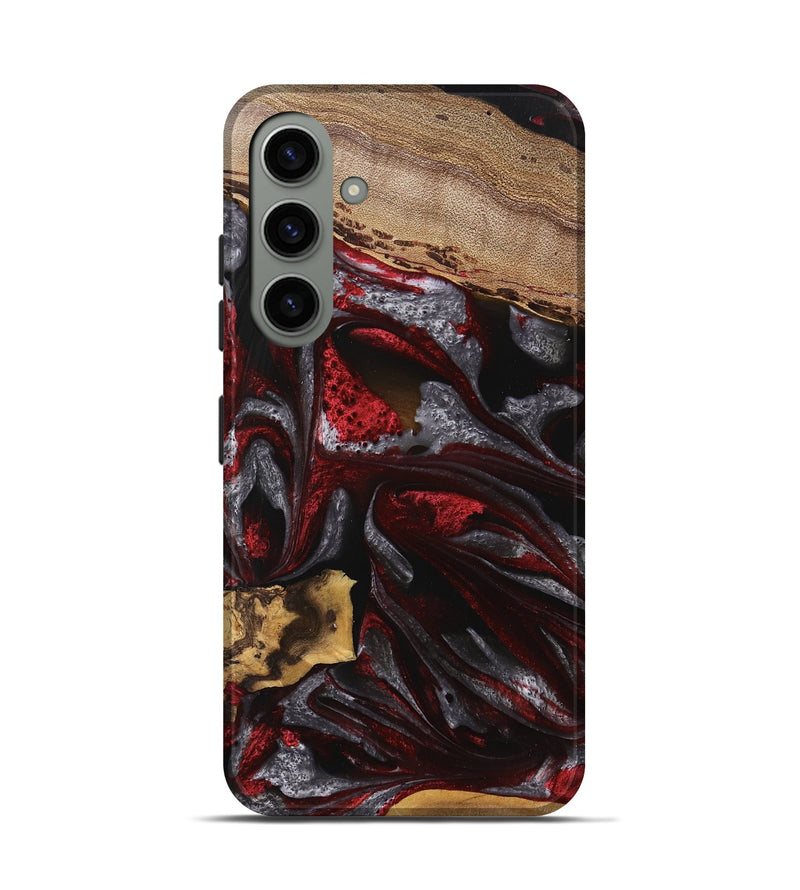 Galaxy S24 Wood Live Edge Phone Case - Nakita (Red, 745700)