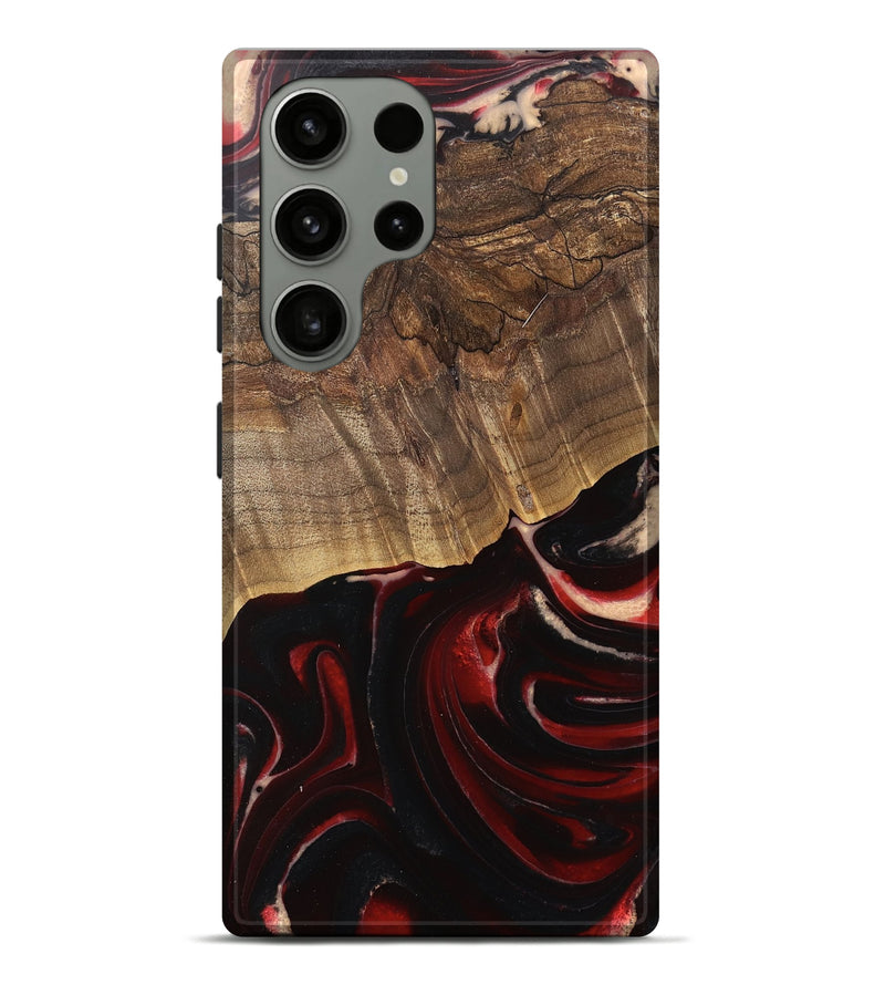 Galaxy S23 Ultra Wood Live Edge Phone Case - Bristol (Red, 745701)