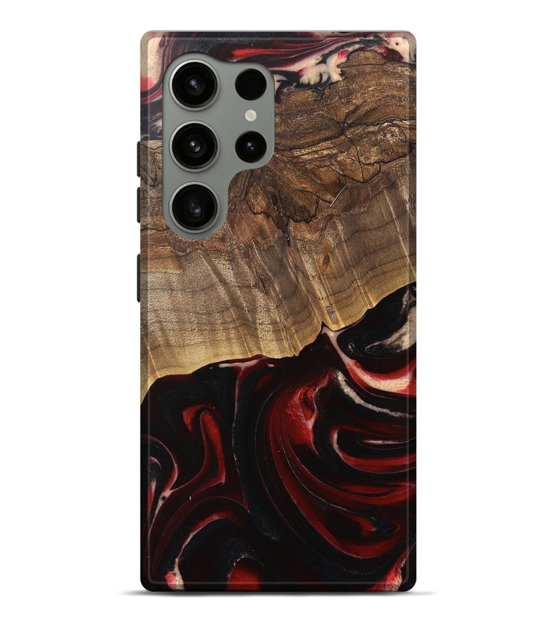 Galaxy S24 Ultra Wood Live Edge Phone Case - Bristol (Red, 745701)