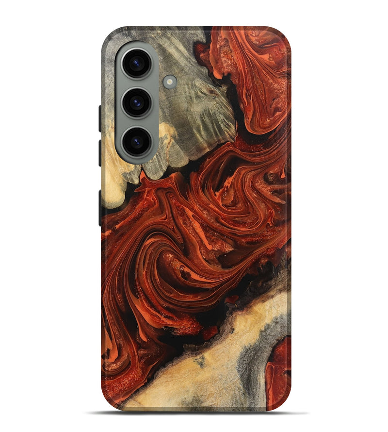 Galaxy S24 Plus Wood Live Edge Phone Case - Wyatt (Red, 745704)