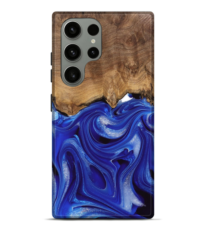 Galaxy S23 Ultra Wood Live Edge Phone Case - Harding (Blue, 745716)