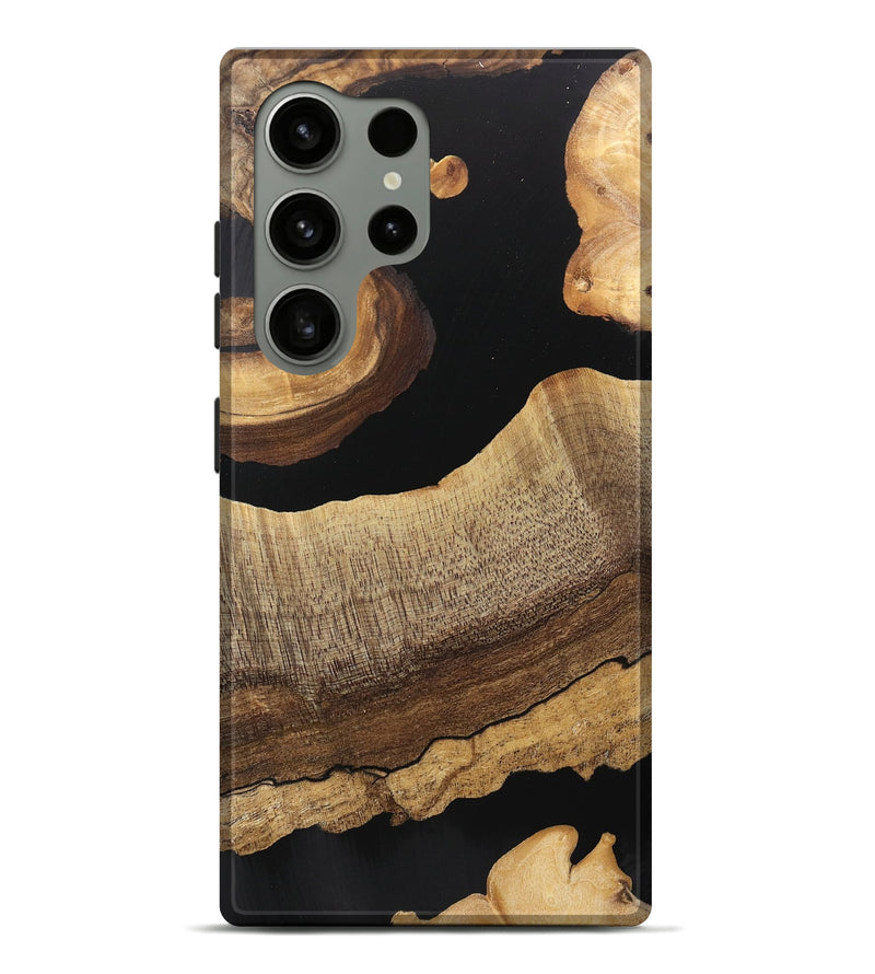 Galaxy S24 Ultra Wood Live Edge Phone Case - Emryn (Wood Burl, 745725)