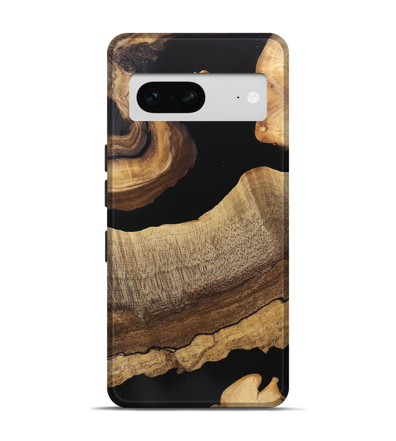 Pixel 7 Wood Live Edge Phone Case - Emryn (Wood Burl, 745725)