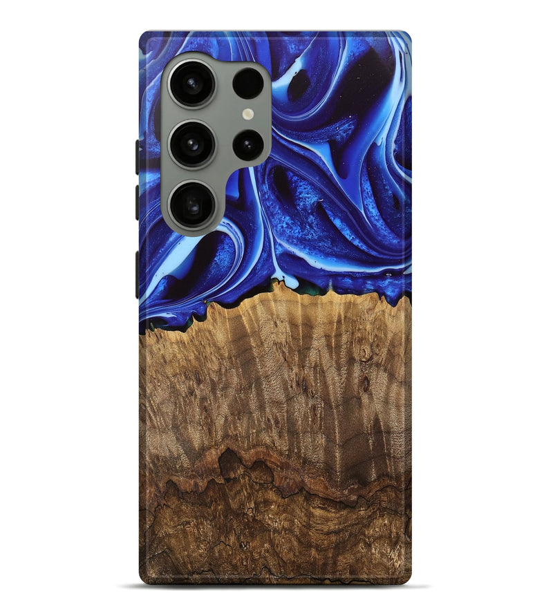 Galaxy S24 Ultra Wood Live Edge Phone Case - Koa (Blue, 745728)