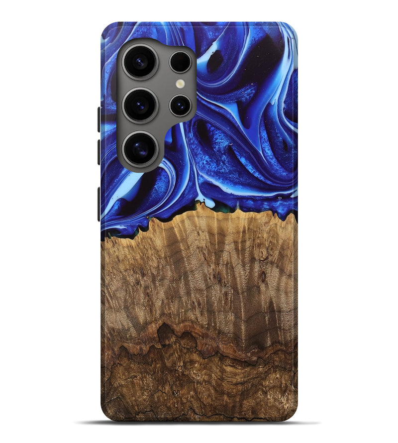 Galaxy S25 Ultra Wood Live Edge Phone Case - Koa (Blue, 745728)