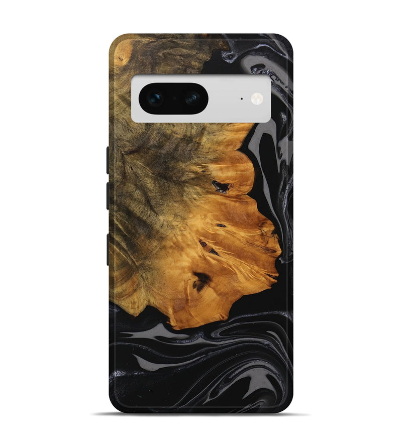 Pixel 7 Wood Live Edge Phone Case - Destiny (Black & White, 745730)