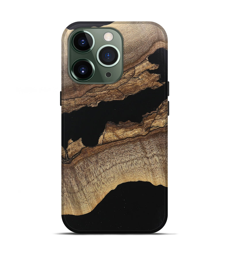 iPhone 13 Pro Wood Live Edge Phone Case - Rhodes (Wood Burl, 745731)