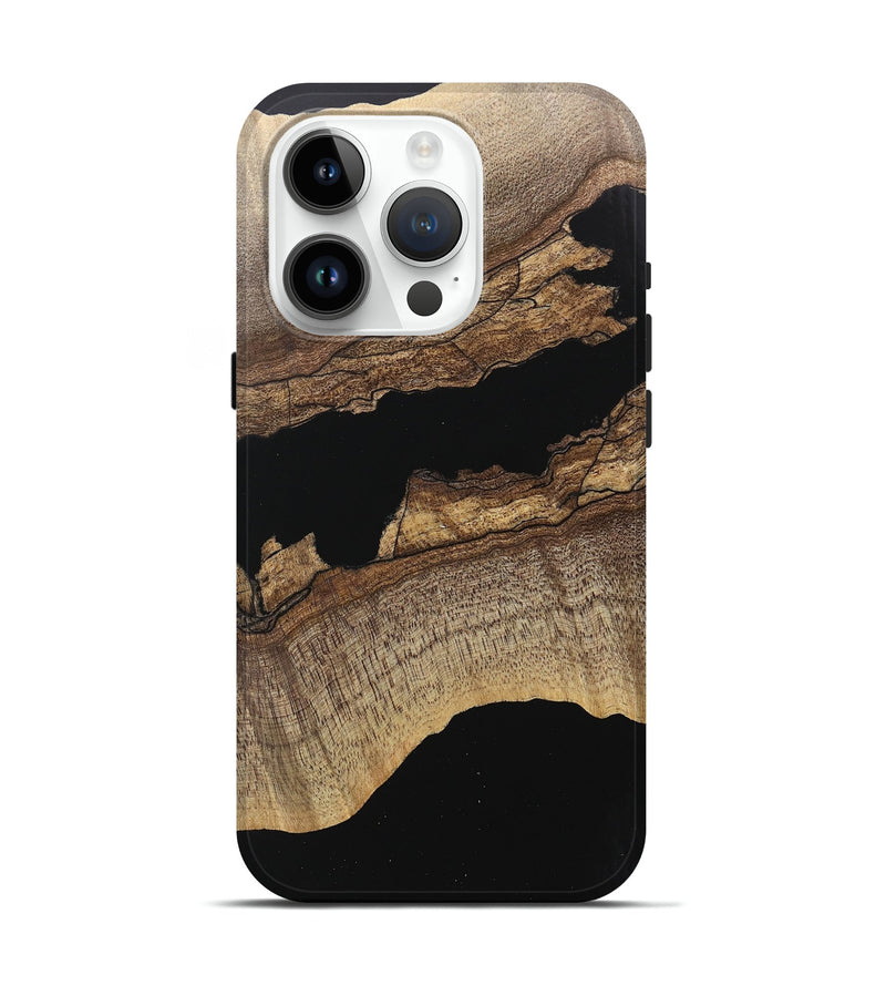 iPhone 15 Pro Wood Live Edge Phone Case - Rhodes (Wood Burl, 745731)