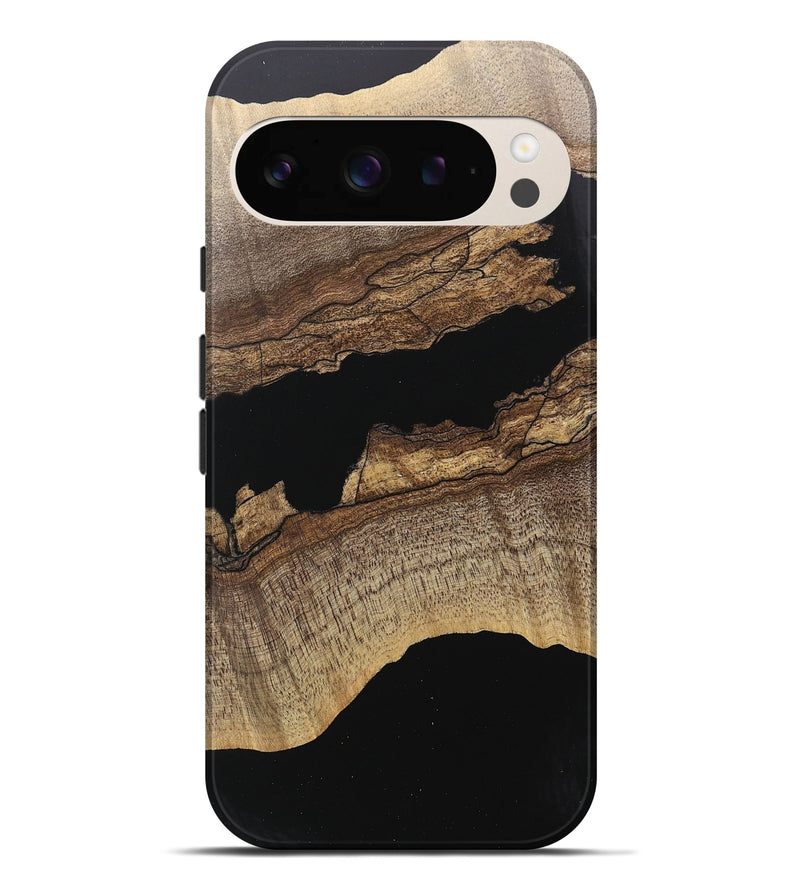 Pixel 9 Pro XL Wood Live Edge Phone Case - Rhodes (Wood Burl, 745731)