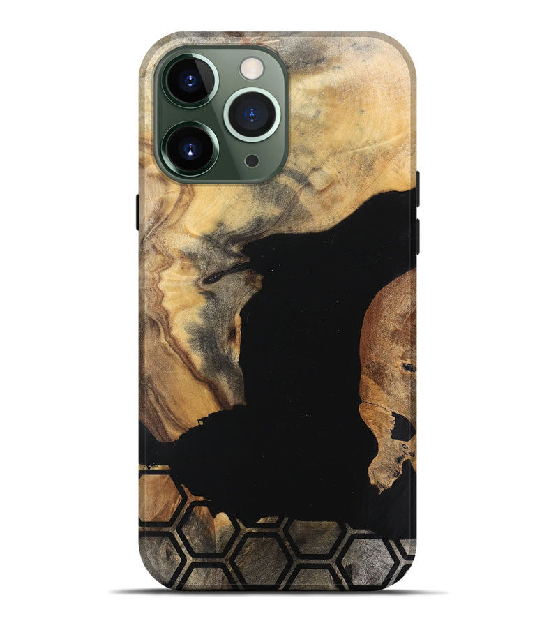 iPhone 13 Pro Max Wood Live Edge Phone Case - Alycia (Pattern, 745733)