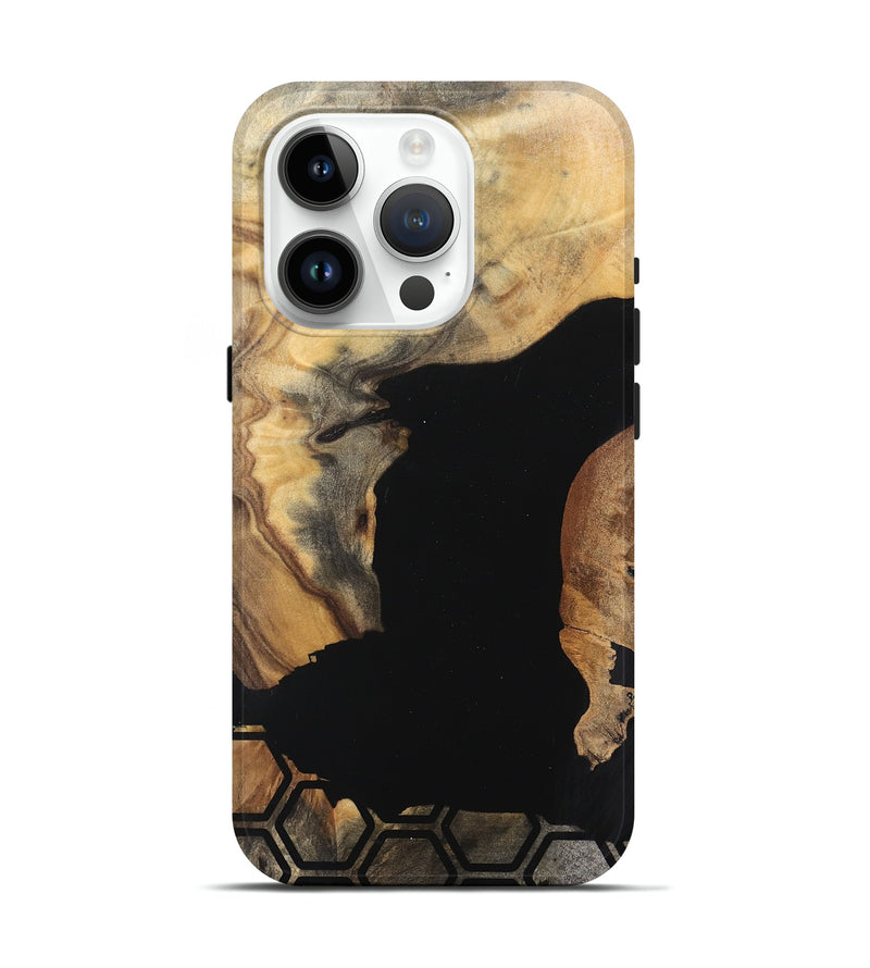 iPhone 15 Pro Wood Live Edge Phone Case - Alycia (Pattern, 745733)