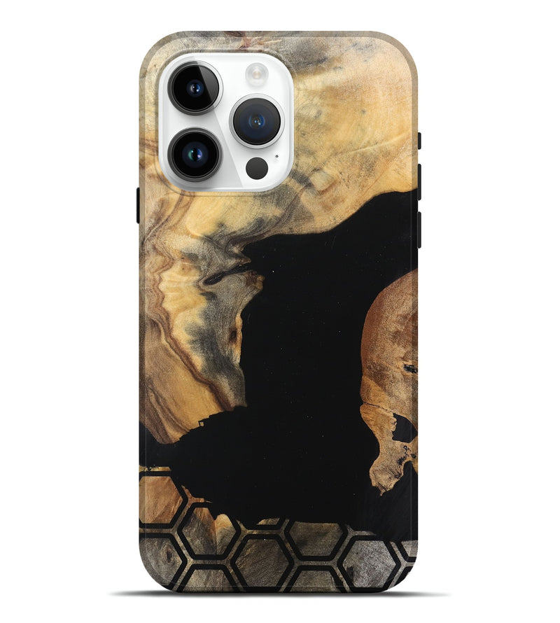 iPhone 15 Pro Max Wood Live Edge Phone Case - Alycia (Pattern, 745733)