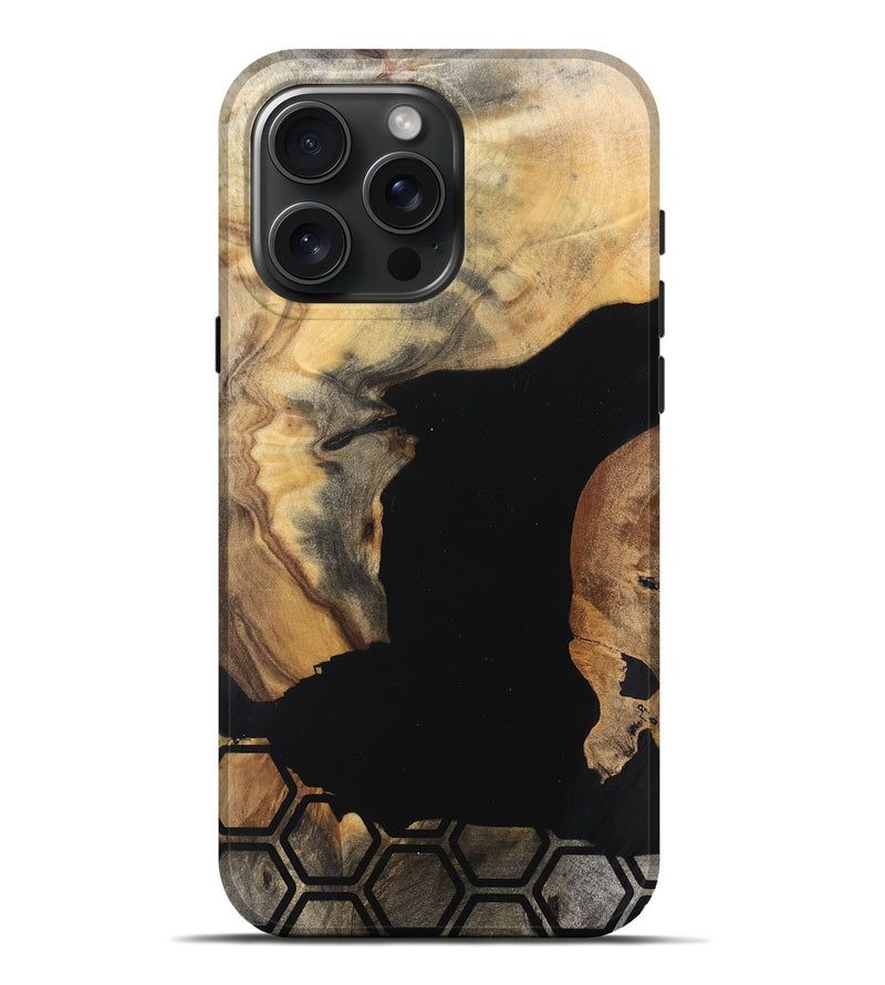 iPhone 16 Pro Max Wood Live Edge Phone Case - Alycia (Pattern, 745733)