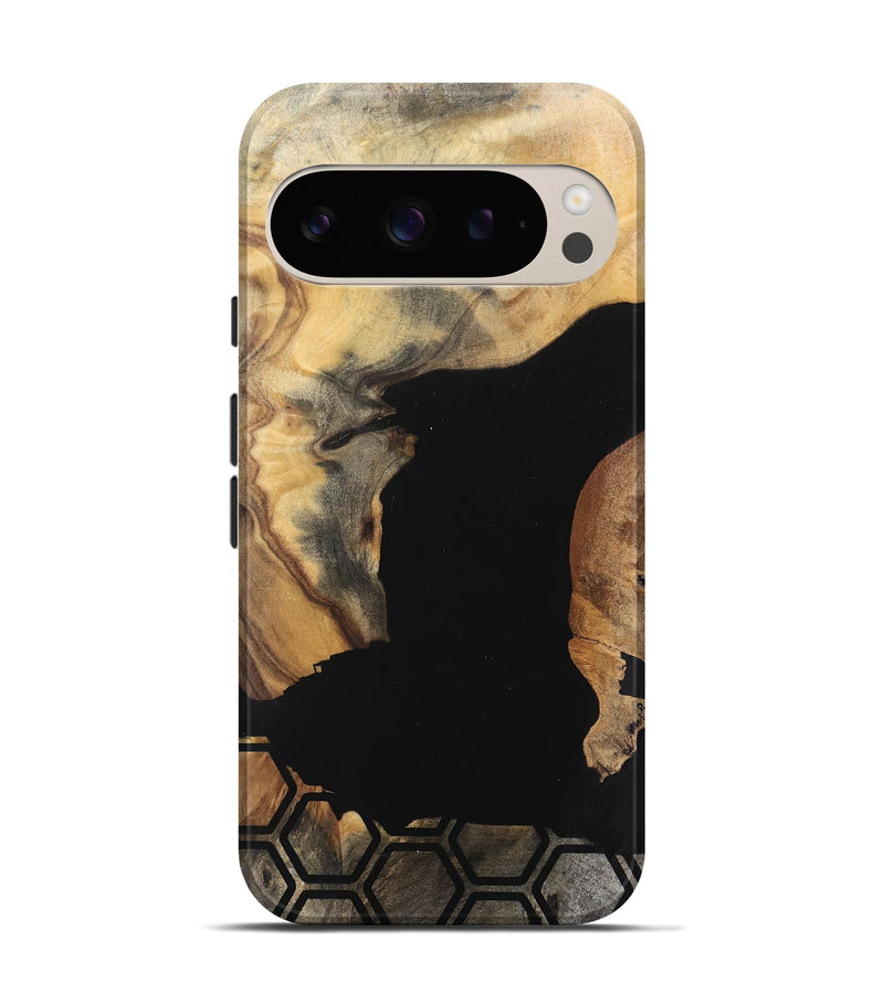 Pixel 9 Pro Wood Live Edge Phone Case - Alycia (Pattern, 745733)