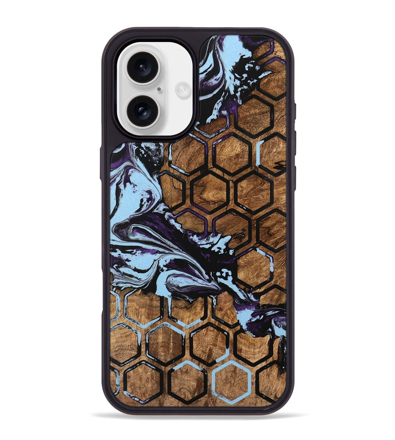 iPhone 16 Plus Wood Phone Case - Walton (Pattern, 745759)