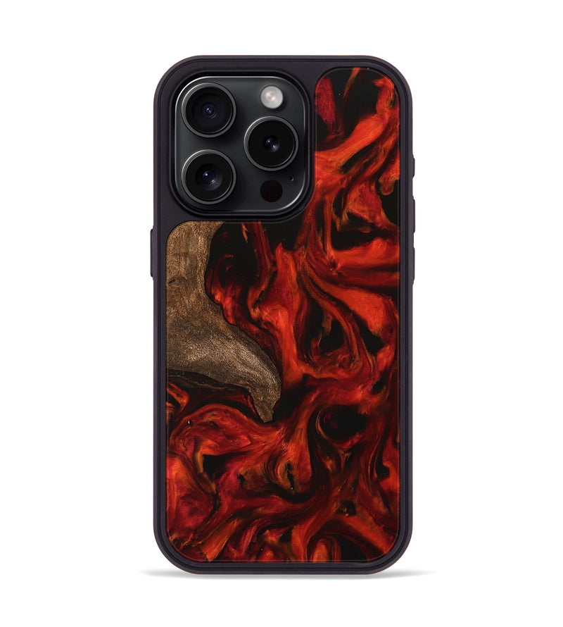 iPhone 15 Pro Wood Phone Case - Nichole (Red, 745761)