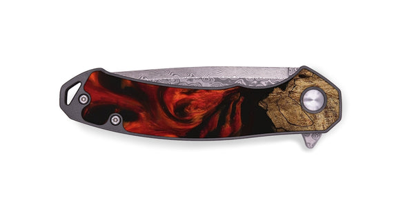 EDC Wood Pocket Knife - Hulda (Red, 745762)