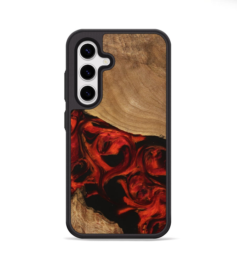 Galaxy S25 Wood Phone Case - Huxley (Red, 745763)