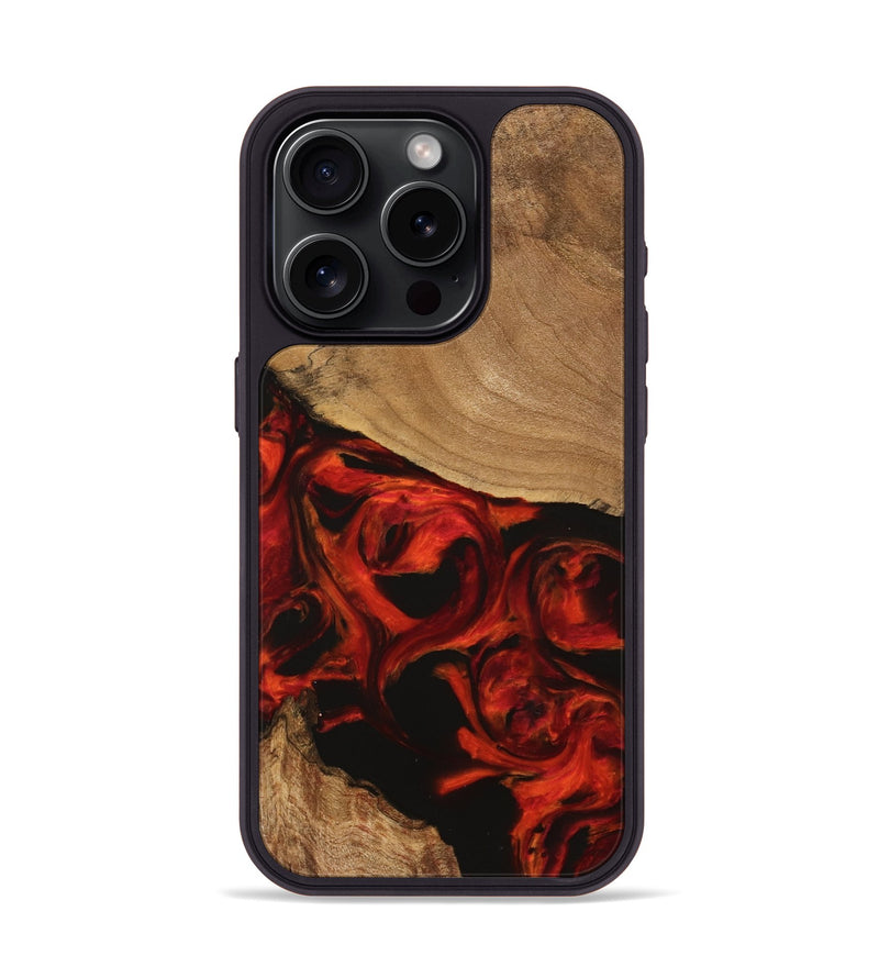 iPhone 15 Pro Wood Phone Case - Huxley (Red, 745763)