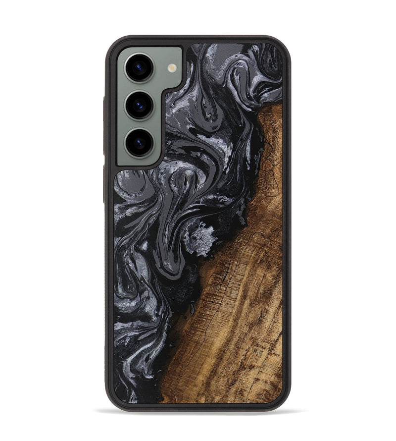 Galaxy S23 Plus Wood Phone Case - Ayaan (Black & White, 745765)