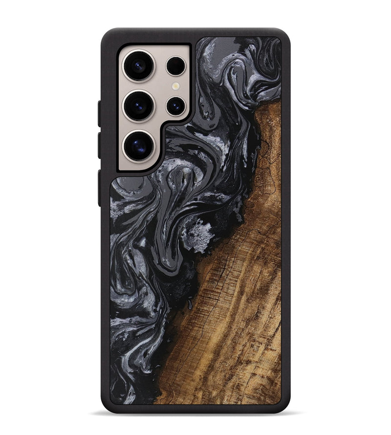 Galaxy S25 Ultra Wood Phone Case - Ayaan (Black & White, 745765)