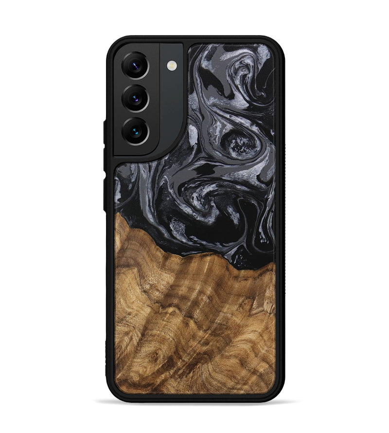 Galaxy S22 Plus Wood Phone Case - Lauri (Black & White, 745767)