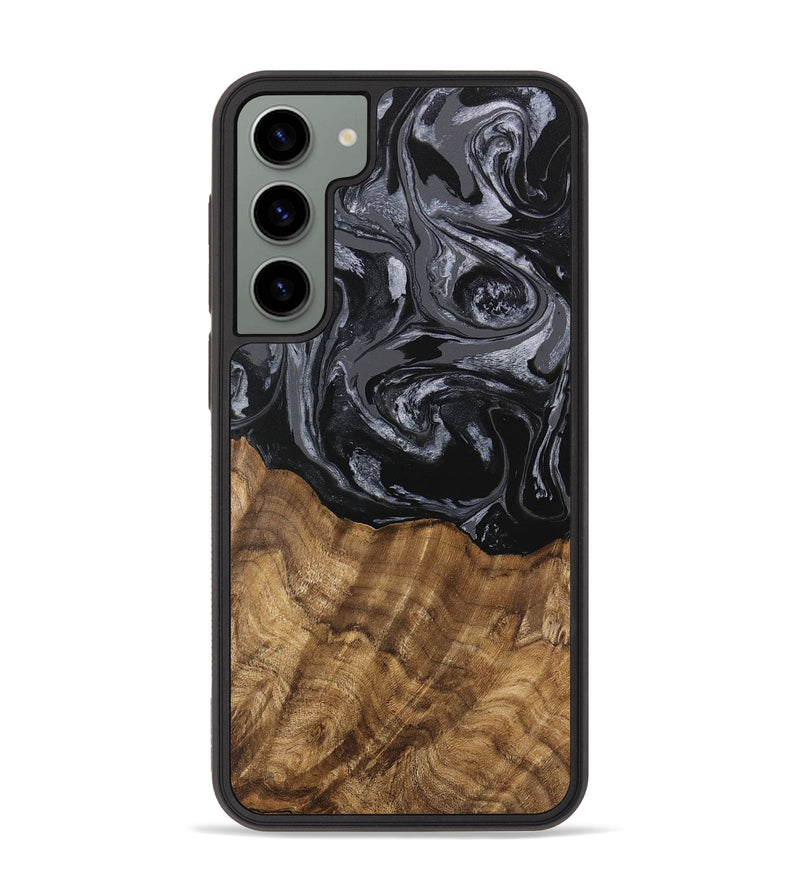 Galaxy S23 Plus Wood Phone Case - Lauri (Black & White, 745767)