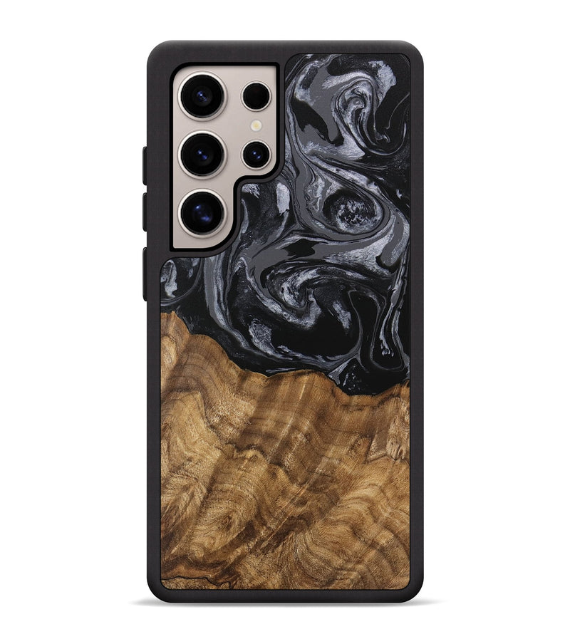 Galaxy S25 Ultra Wood Phone Case - Lauri (Black & White, 745767)