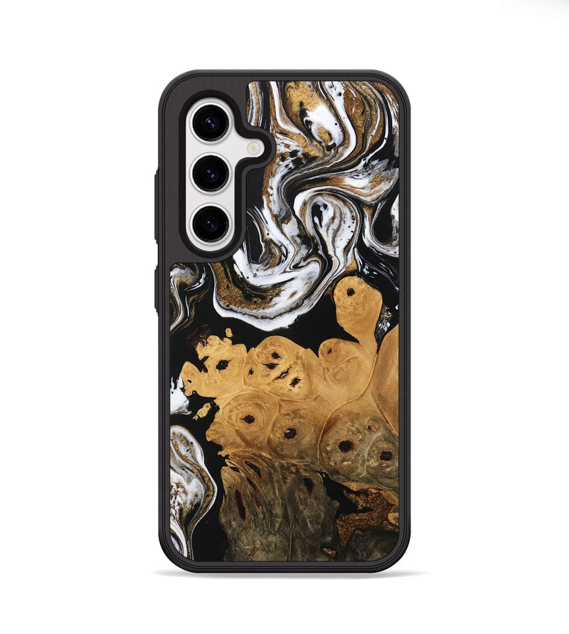 Galaxy S25 Wood Phone Case - Ryland (Black & White, 745768)