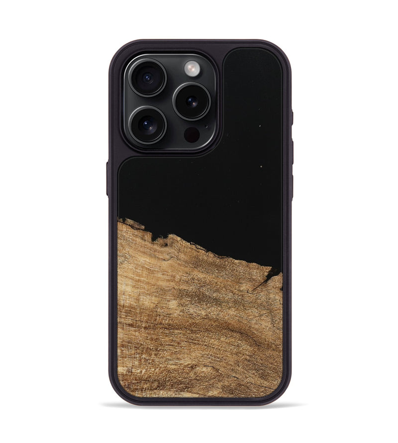 iPhone 15 Pro Wood Phone Case - Kannon (Wood Burl, 745771)