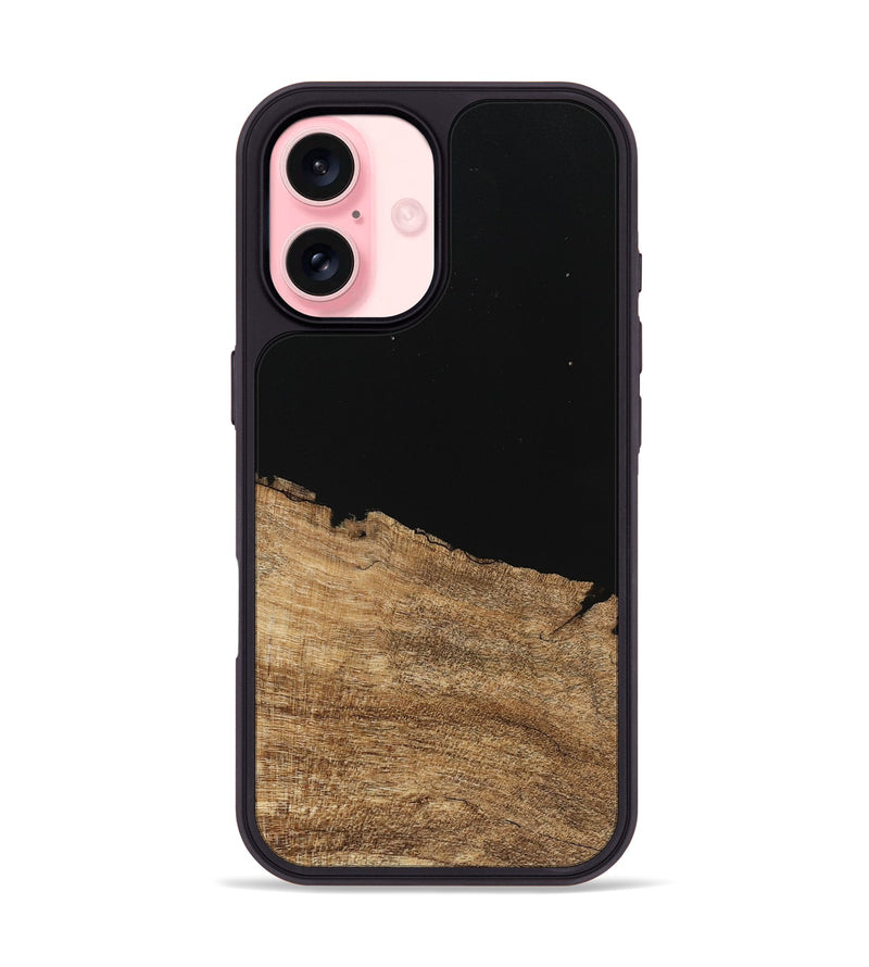 iPhone 16 Wood Phone Case - Kannon (Wood Burl, 745771)