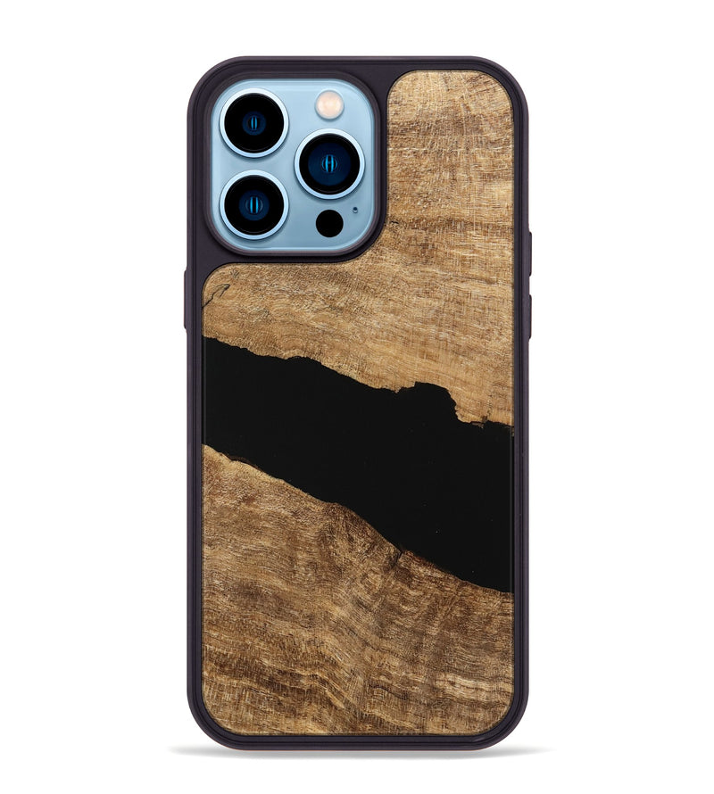 iPhone 14 Pro Max Wood Phone Case - Lem (Wood Burl, 745772)