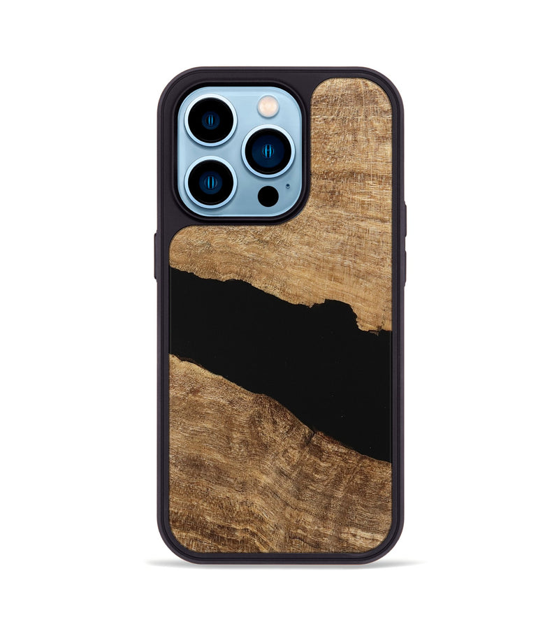 iPhone 14 Pro Wood Phone Case - Lem (Wood Burl, 745772)