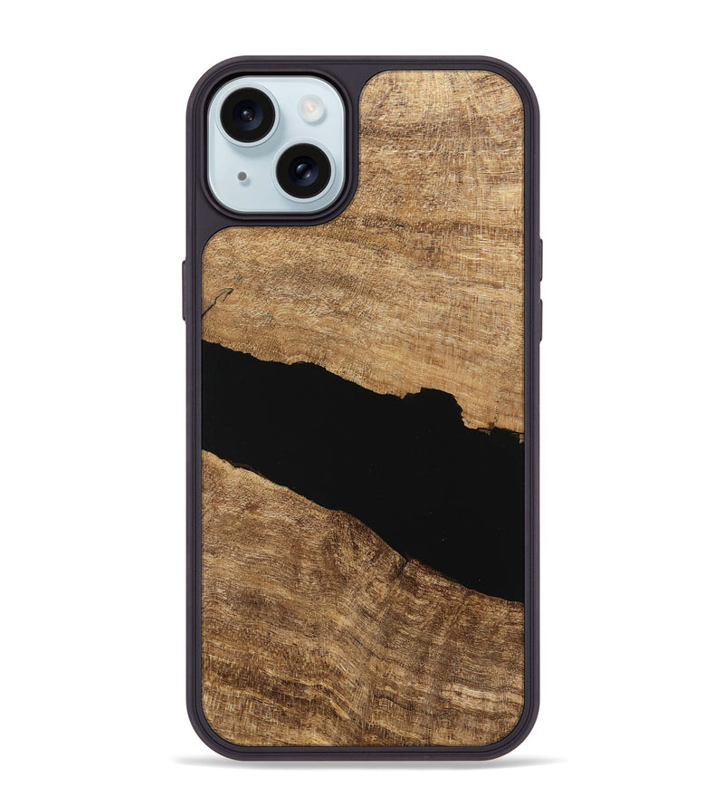 iPhone 15 Plus Wood Phone Case - Lem (Wood Burl, 745772)