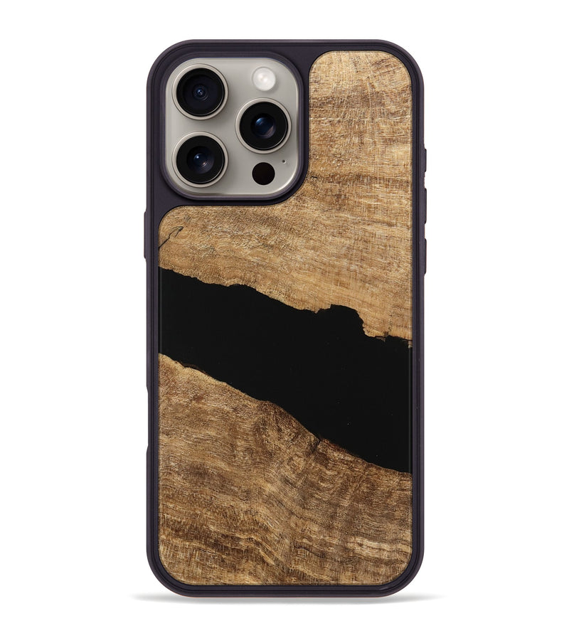 iPhone 16 Pro Max Wood Phone Case - Lem (Wood Burl, 745772)