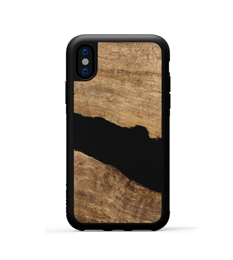 iPhone Xs Wood Phone Case - Lem (Wood Burl, 745772)