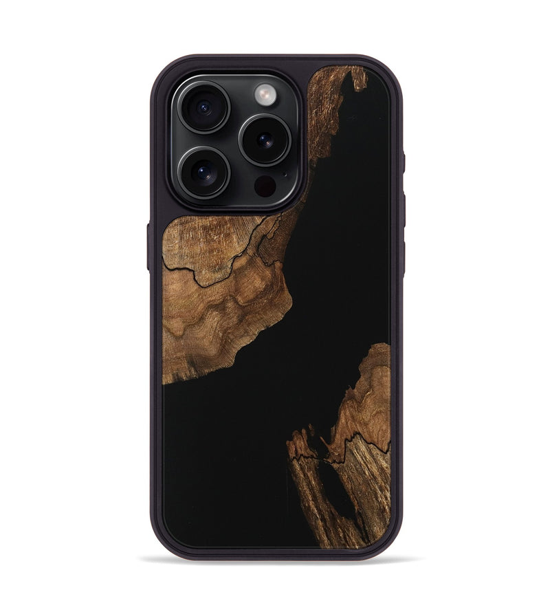 iPhone 15 Pro Wood Phone Case - Ariana (Wood Burl, 745774)