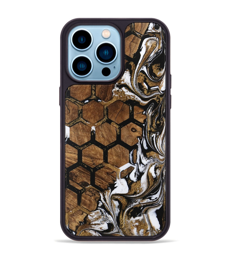 iPhone 14 Pro Max Wood Phone Case - Denice (Pattern, 745775)