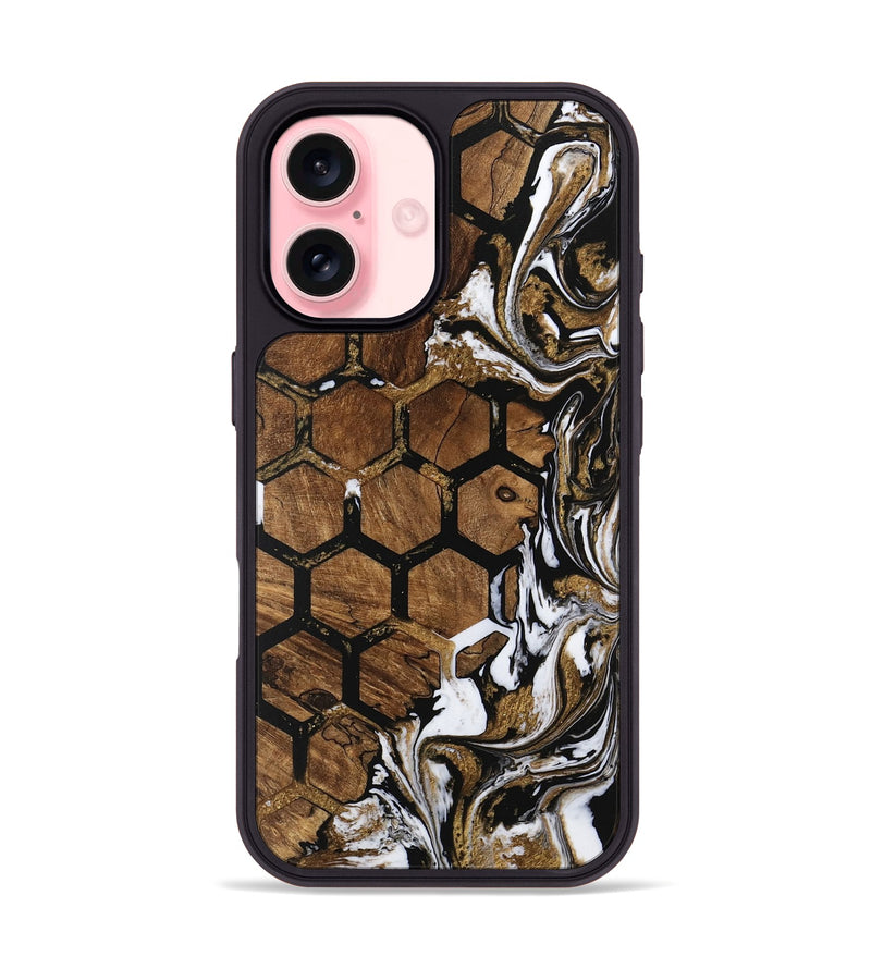 iPhone 16 Wood Phone Case - Denice (Pattern, 745775)